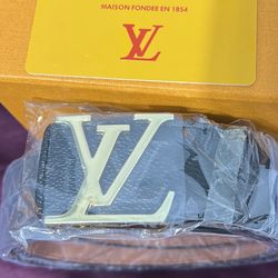 Black Louis Vuitton Belt