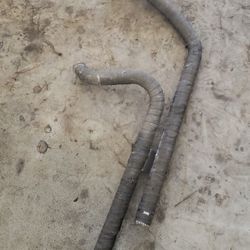 Harley Stepped Drag Exhaust Pipes