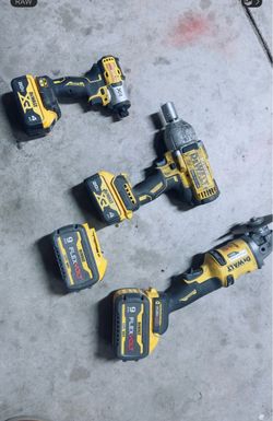 DeWalt impact guns and brushless grinder