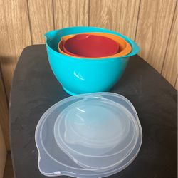 Mixer Bowls With Lids Different Sizes