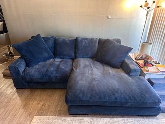 Blue Navy Sectional