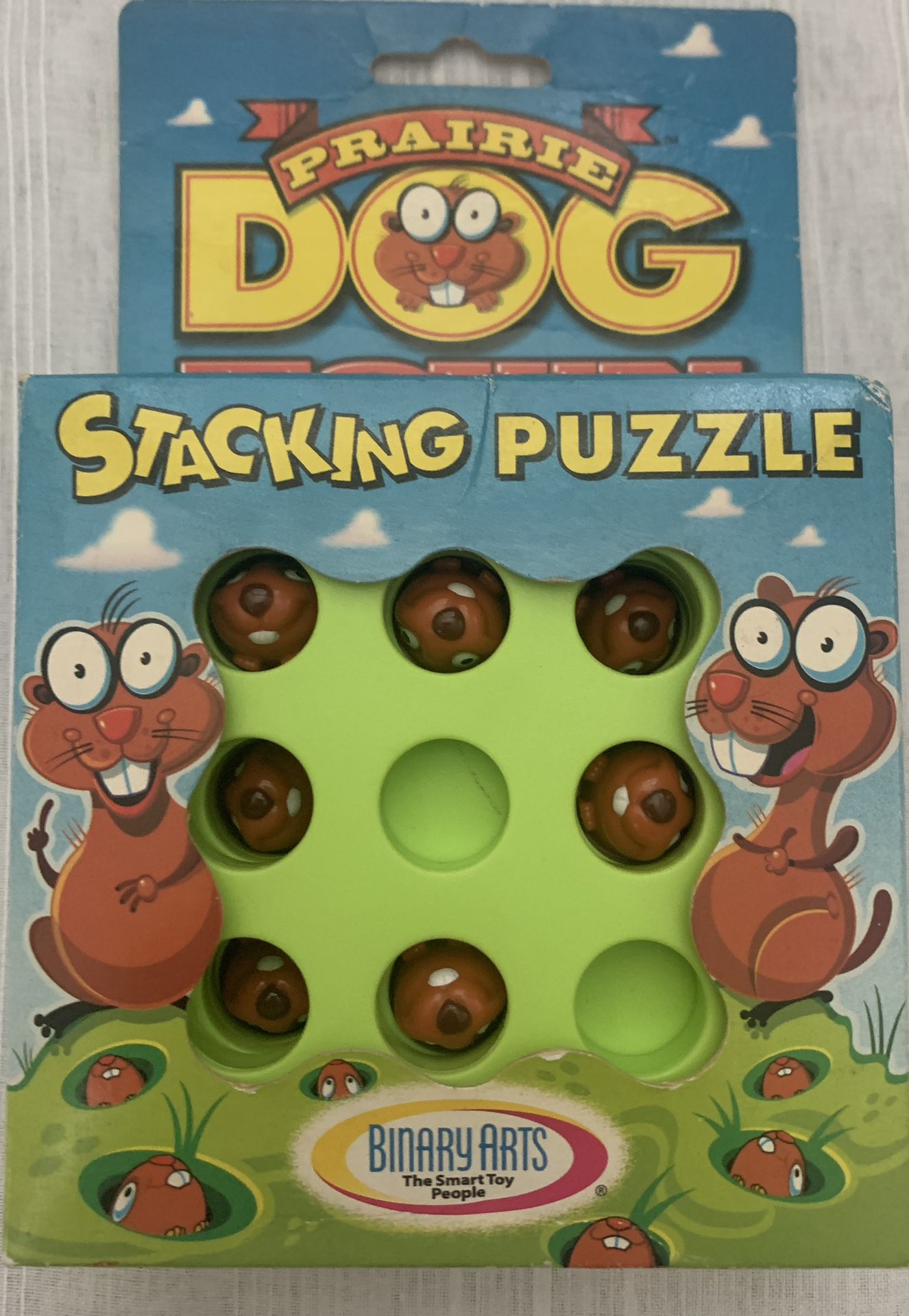 New! PRAIRIE DOG TOWN Stacking Puzzle (kids and adults)