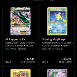 Pokemon Celebrations Lot/Binder