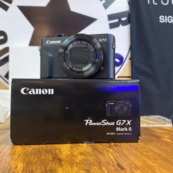 Canon Powershot G7X Mark II