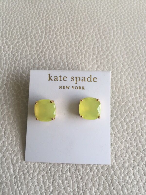 Yellow Kate Spade Earrings