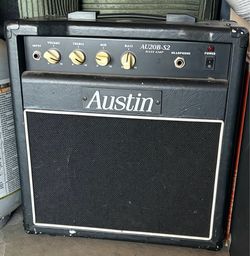 Two working amps. $30 for both with power cables and guitar cables