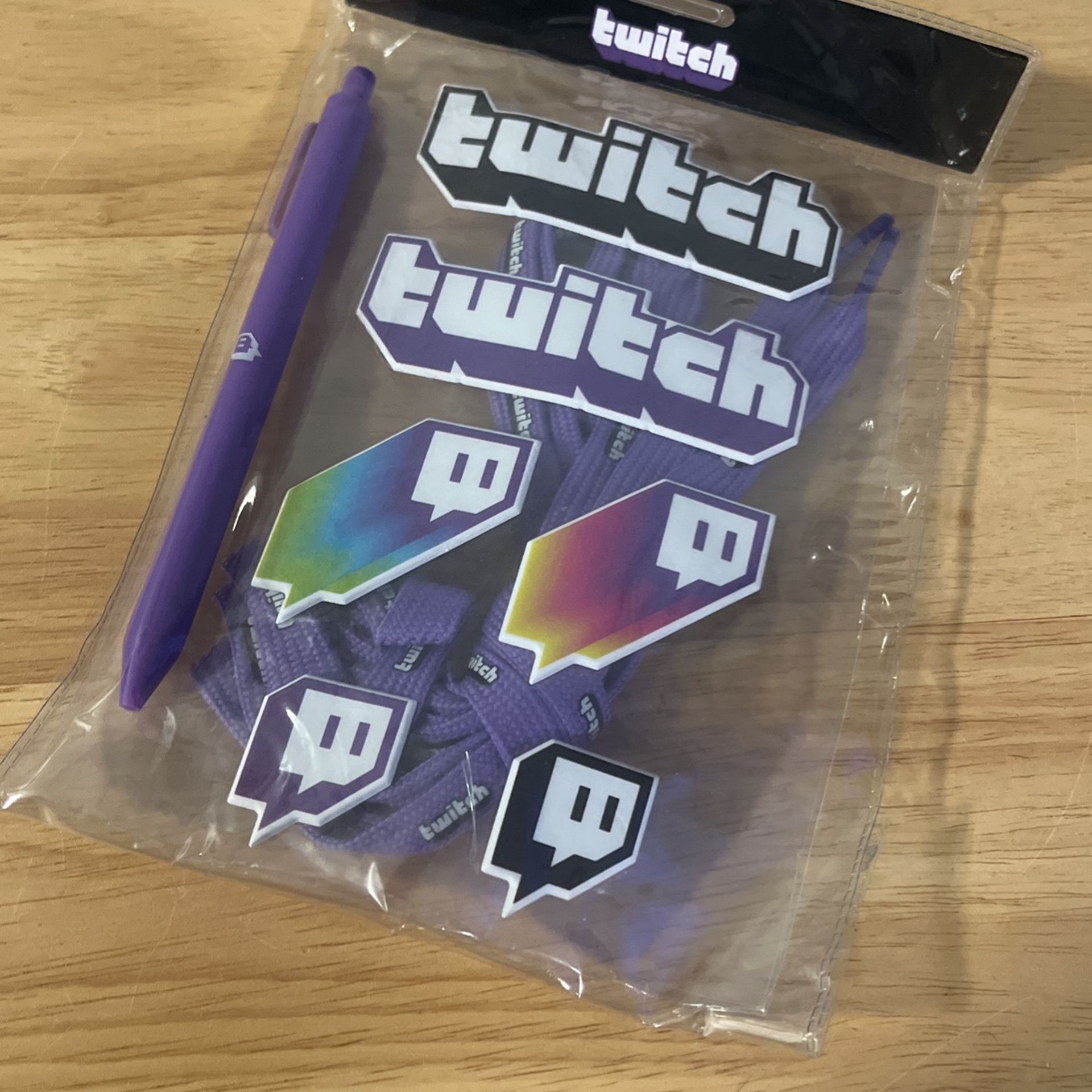 Twitch Swag | Shoelaces, Key Chain & Stickers
