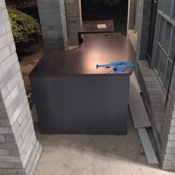 Desk - Wood Sectional 