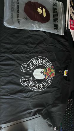 Chrome heart bape shit || size M .