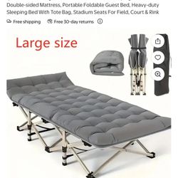 75in Extra-large Foldable Outdoor Bed