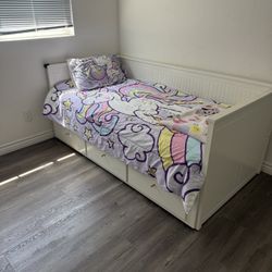Kids Bed Frame and Mattress 