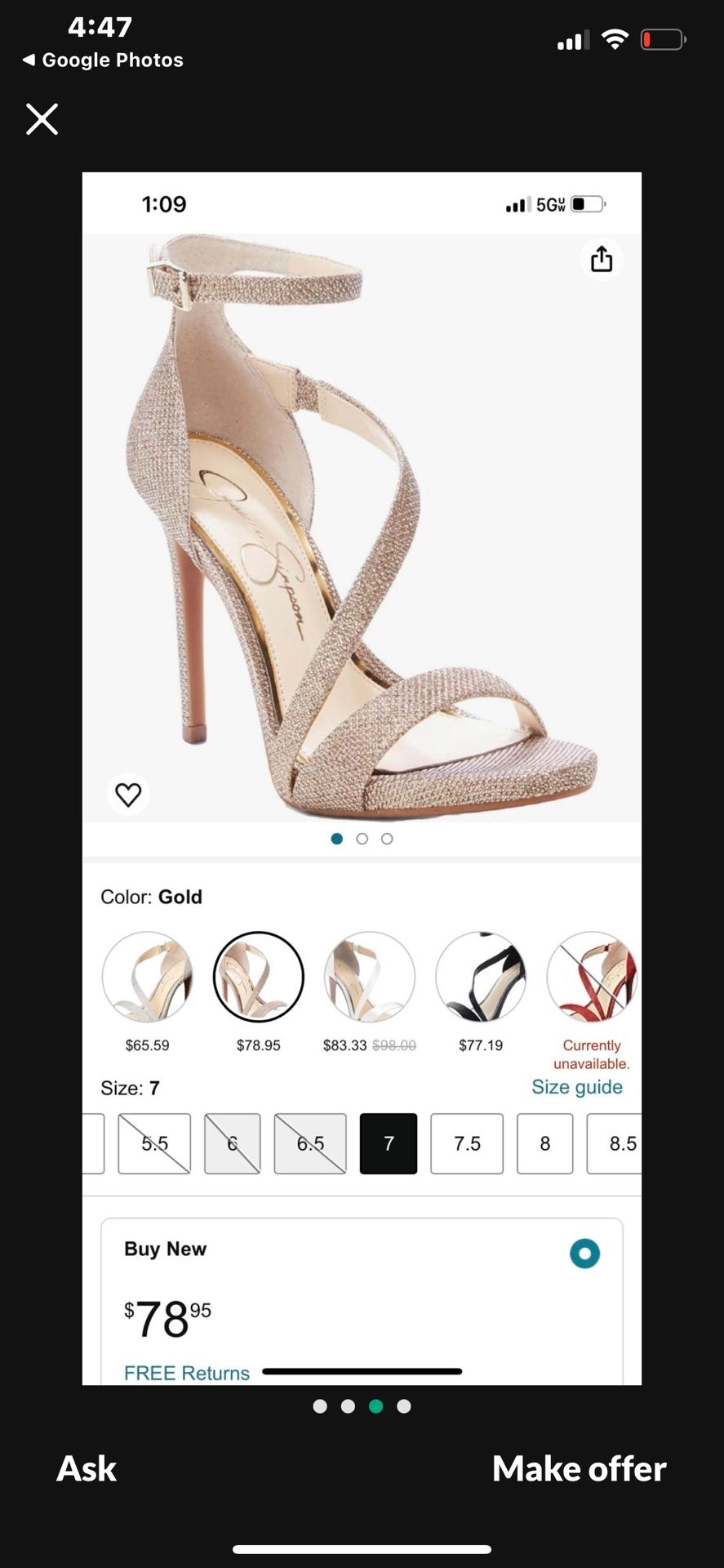 Jessica Simpson Heels (OPEN TO OFFERS)