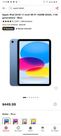 Apple tablet 11th generation