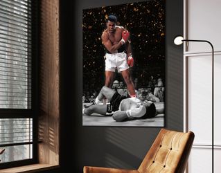 Ali Acrylic 40 by 30 Art Piece Like New