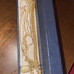 18K Filipino Gold Chains Exclude The Bracelet 