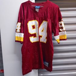 Adidas Washington Redskins Dana Stubblefield Jersey Size Large