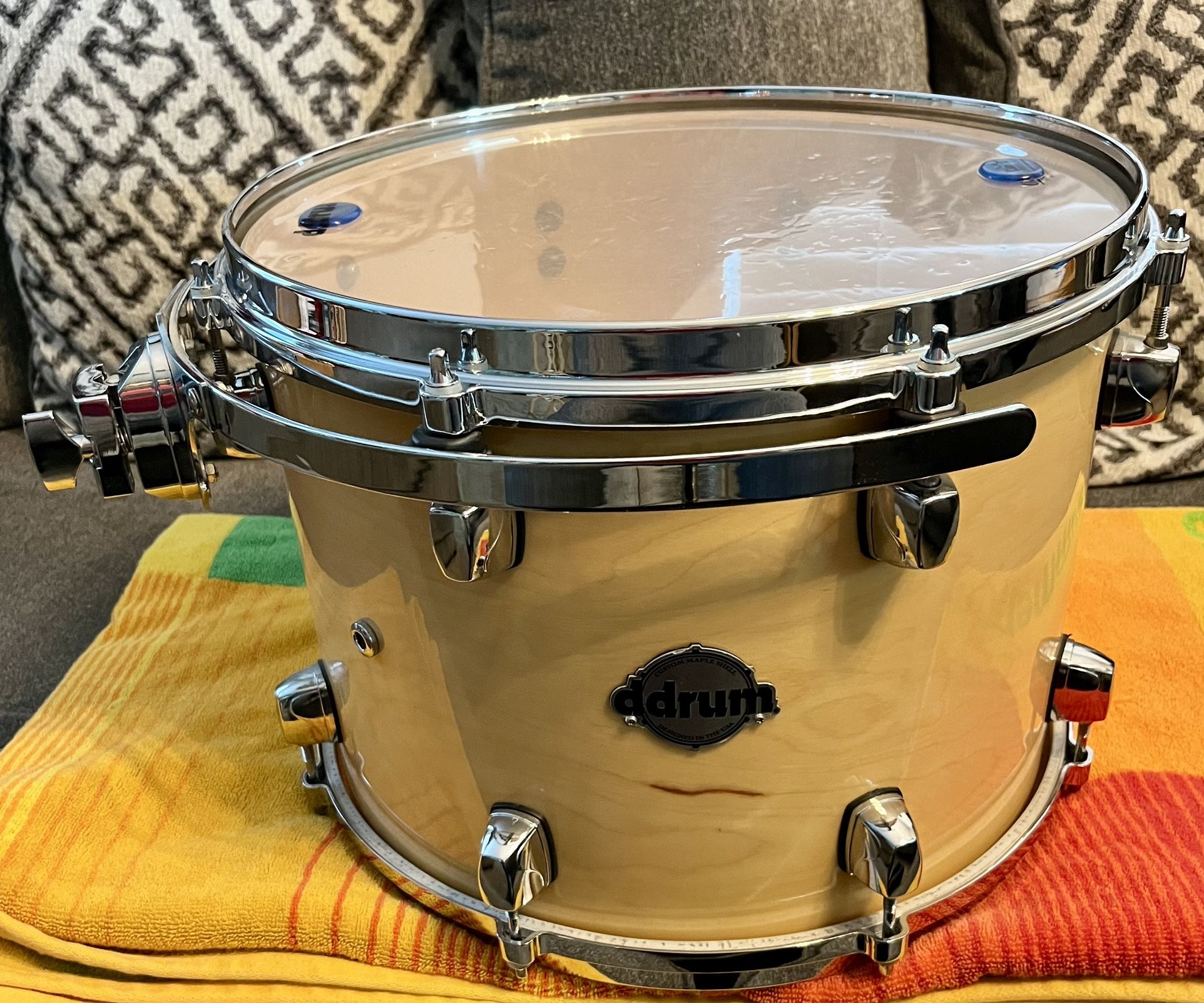 CUSTOM 13” DDRUM Tom Drum Natural Maple 