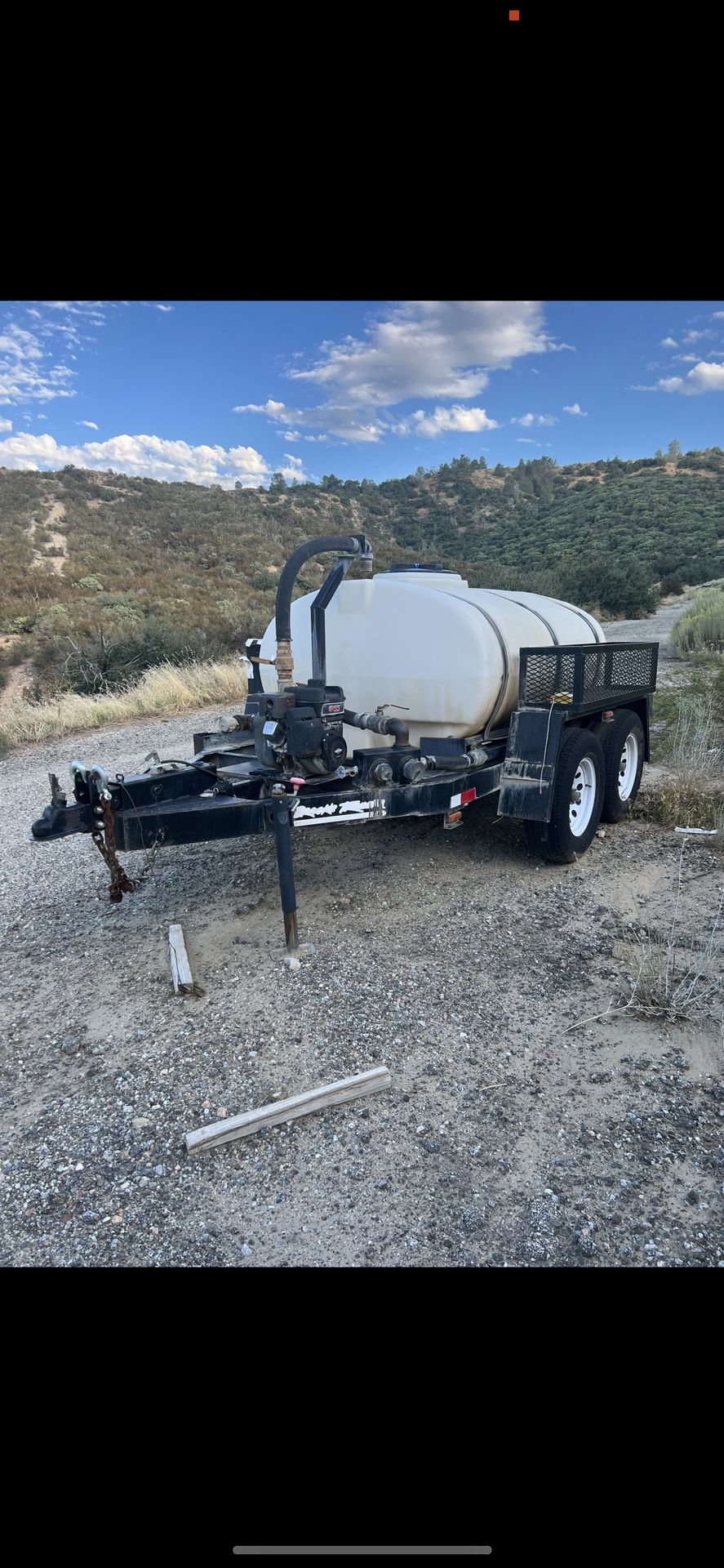 Brock’s Trailers Water Buffalo 500gal Non potable