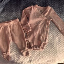 Newborn Baby Girl Carters 2 Piece Set