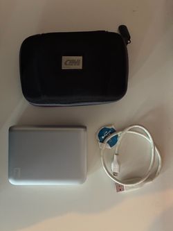 WD Portable External Hard Drive with Case