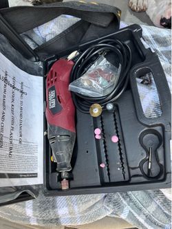 Chicago electric rotary tool with bits