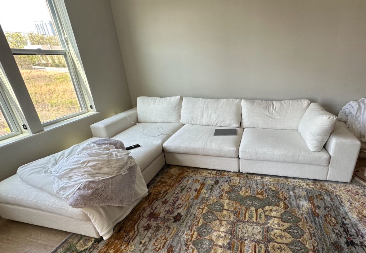 Article Couch (Ottoman not included)