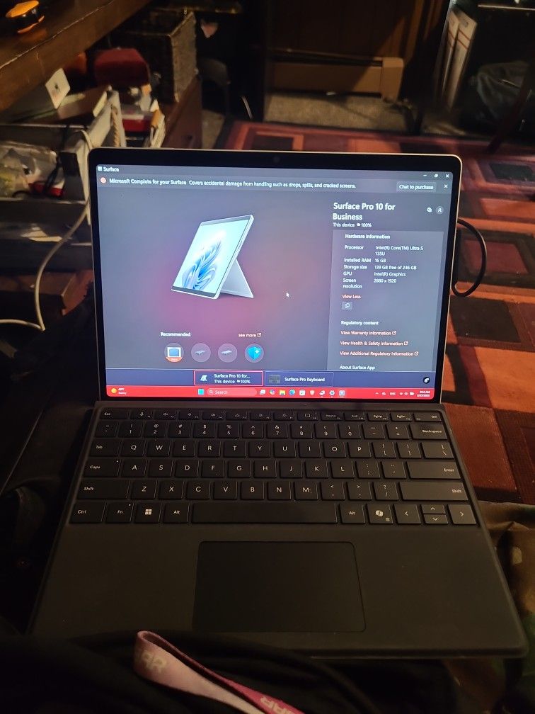 Microsoft Surface Pro 10 For Buisness