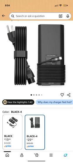 130W USB Type-C Power Adapter with Power Cord