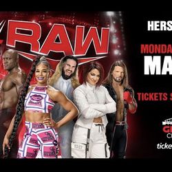 Monday Night Raw Tonight HERSEY PARK GIANT CENTER 