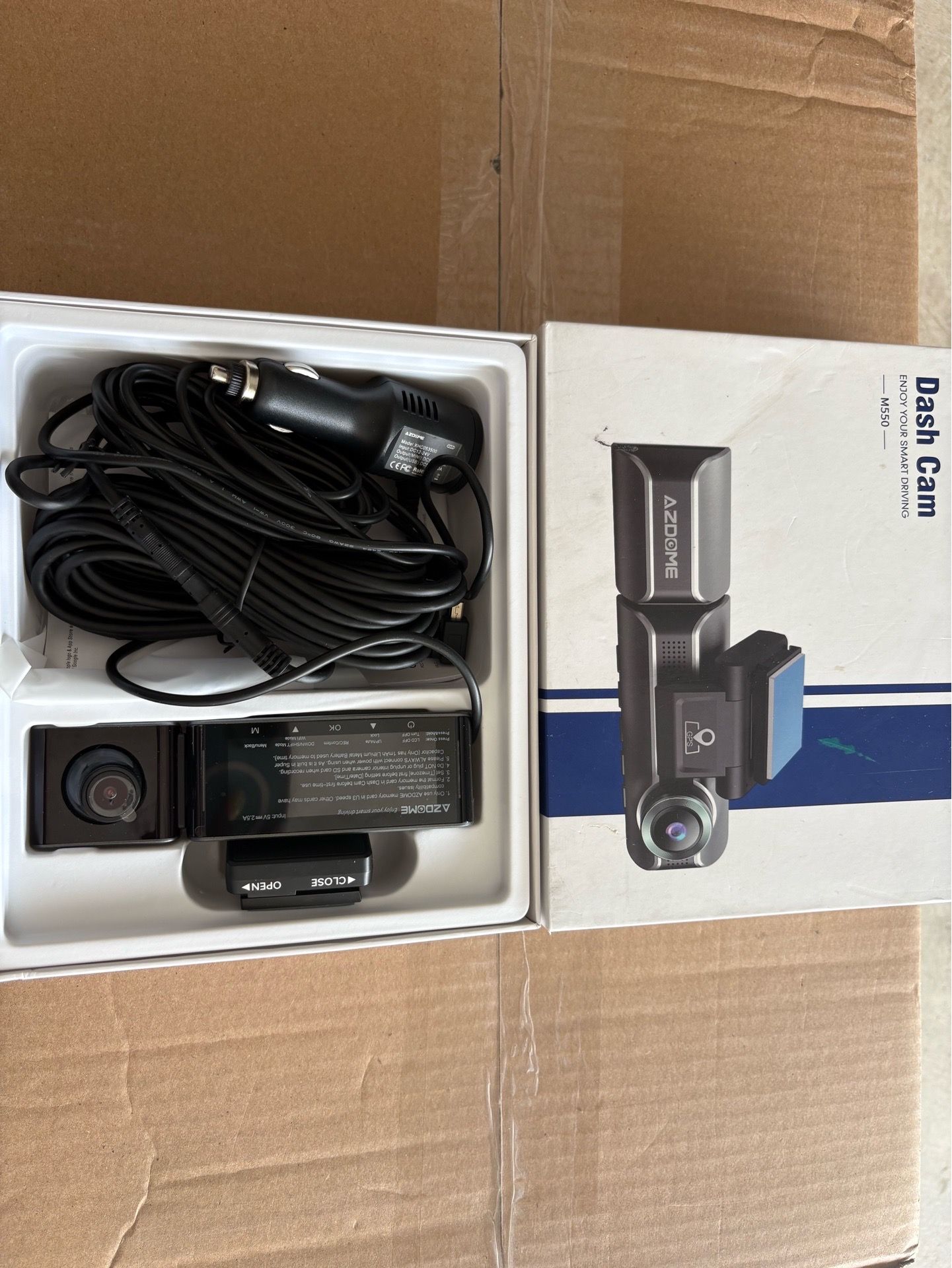 AZDOME M550 Max 4K 3 Channel Dash Cam