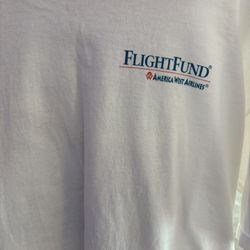 America West vintage flight fund men’s shirt size extra large