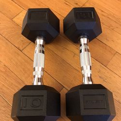 Pair 10 Lb. Dumbbells.