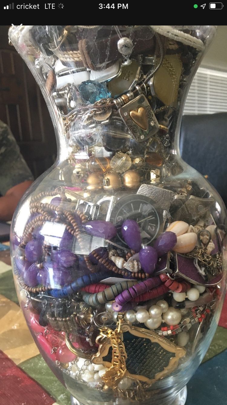Large jewelry jar