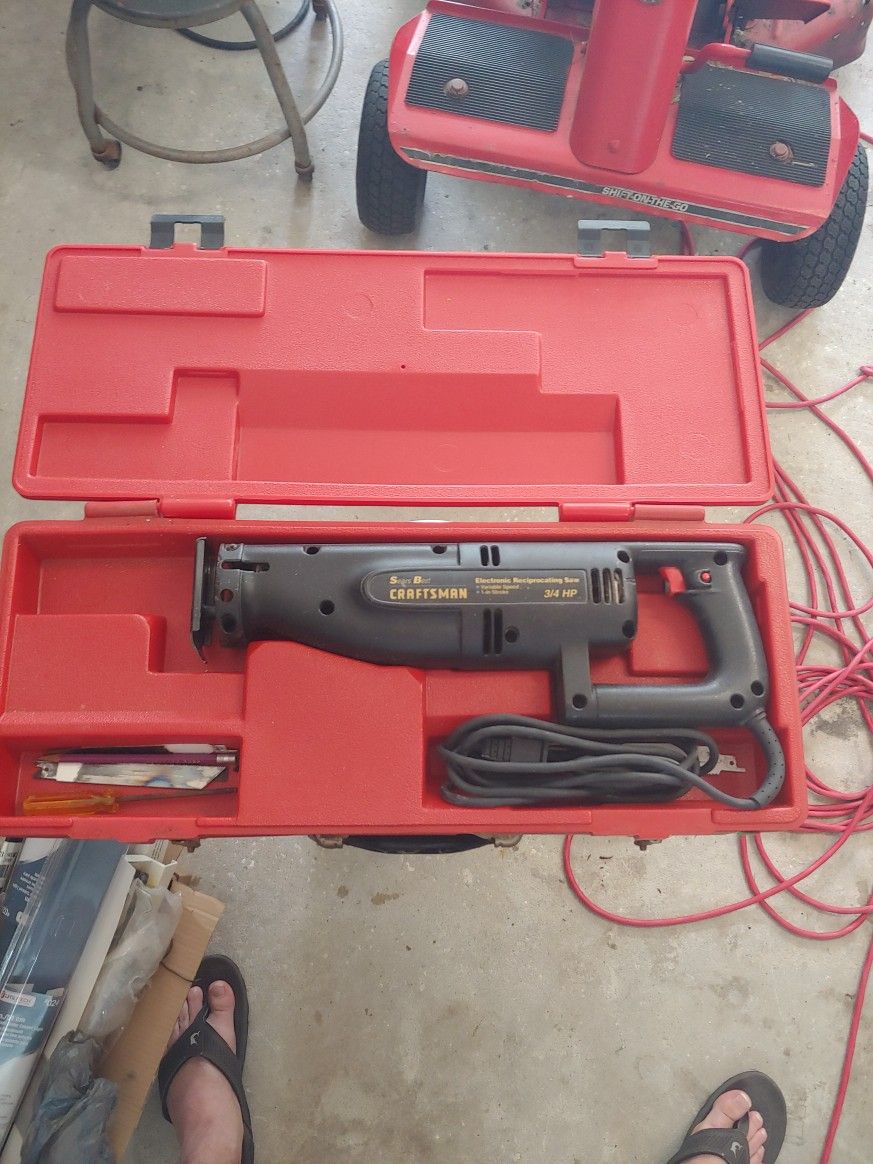 3/4hp Craftsman Reciprocating Saw