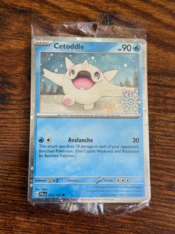 Pokémon Cetoddle Sealed Card