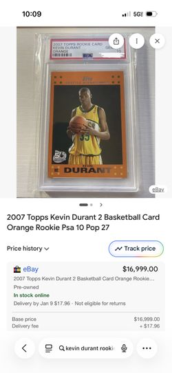 Kevin Durant Rookie Card Rare