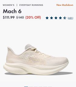 Mach 6 Hoka Womens Size 9.5