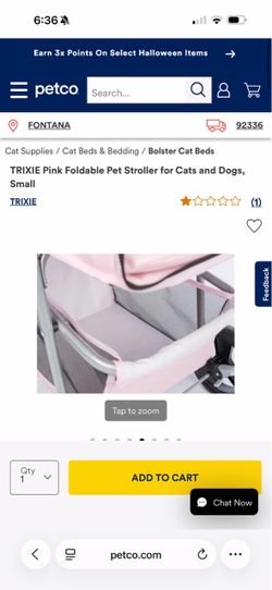 Why walk when you can ride in style with the TRIXIE Pet Stroller. Your companion will enjoy a safe and comfortable ride while out on long walks, shopp