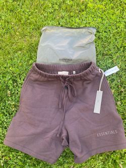 brown essential shorts ($65)