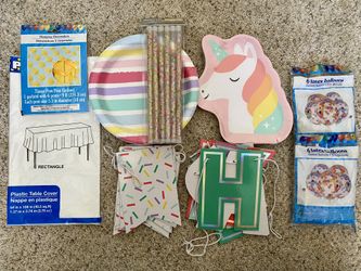 Party In A Box! Unicorn - Rainbow - Ice Cream