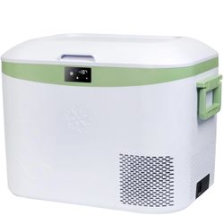 Car Fridge Portable 12V Refrigerator 19 Quart (18 Liter) 12 Volt Freezer Compressor Cooler 12V/24V DC 110~240 V AC for Truck Van RV Camper SUV and Hom