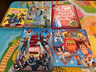 Disney Pixar & Marvel Kids Children's 5 Books Set Hardcover