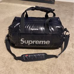 Supreme Black Duffel Bag FW17