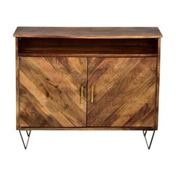 Wooden Sideboard with Two-Drawers