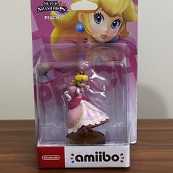 Super Smash Bros Peach Amiibo