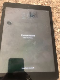 iPad 5th generation cracked glass