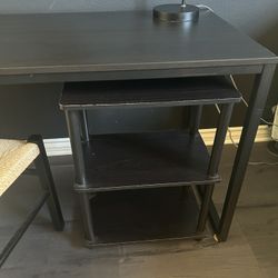 3 Tier Shelf / End Table / Printer Desk Shelf