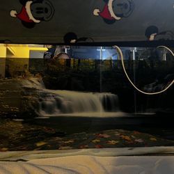 Frame With Fountain Light. 