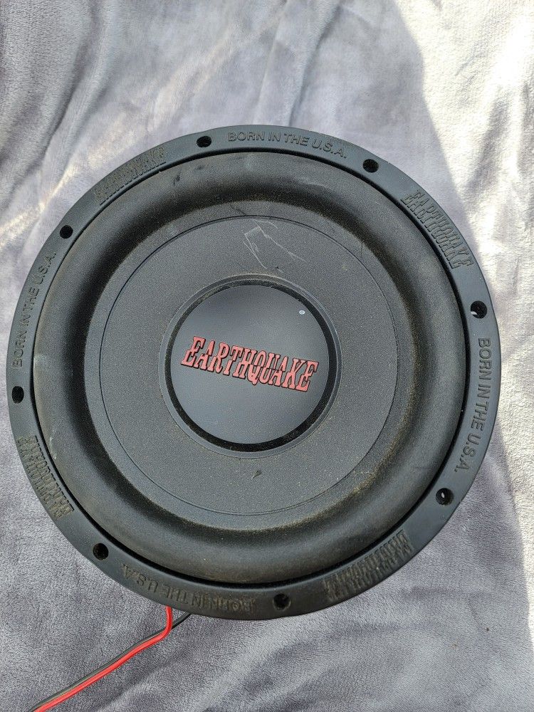 Earthquake 10" Subwoofer Made In USA