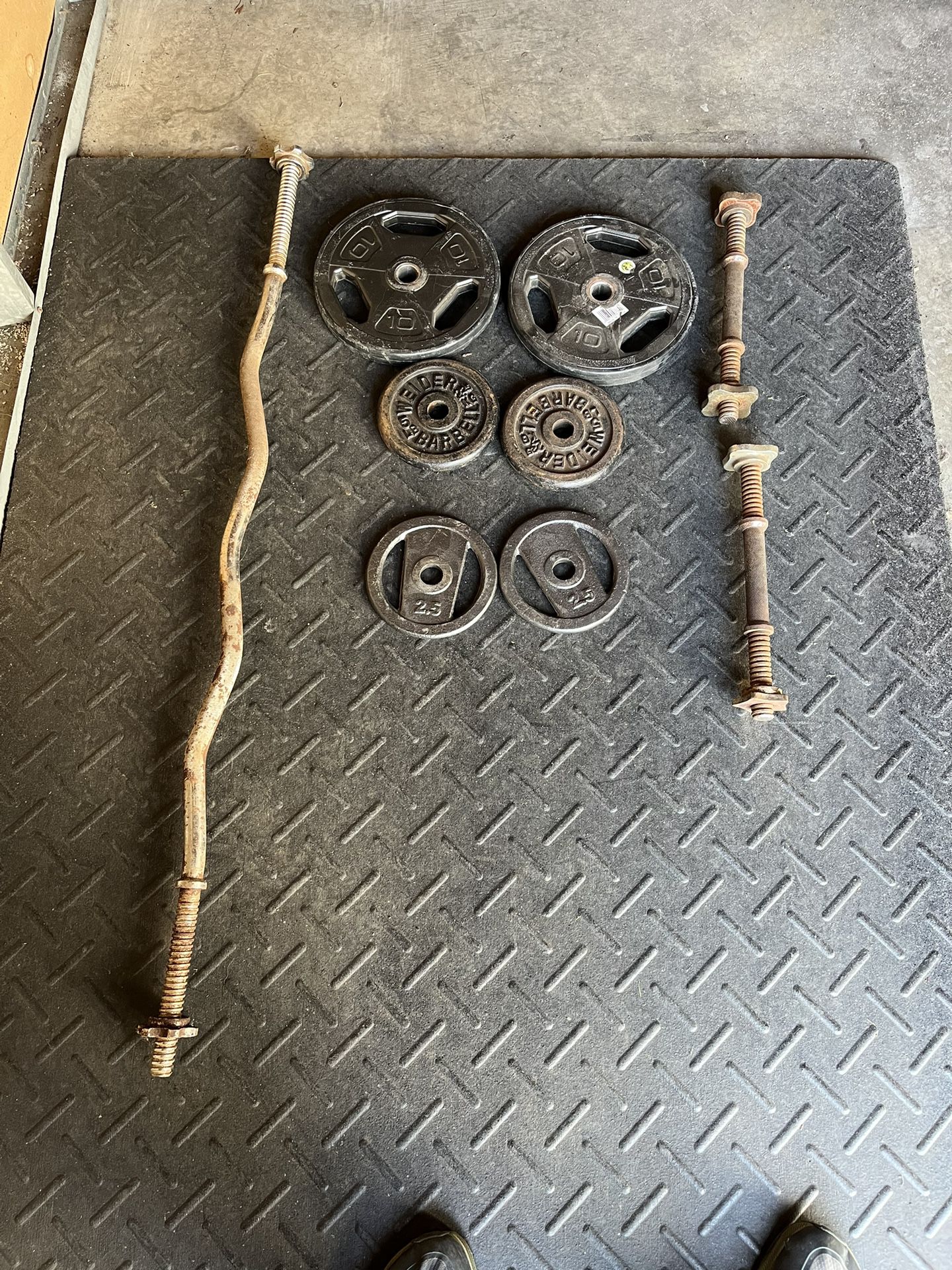 Weights With Bar 